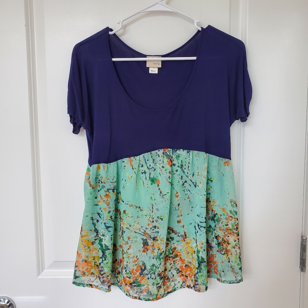 Daytrip Navy Blouse